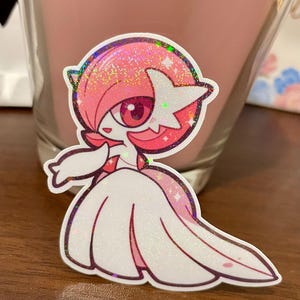 Sakura Mega Gardevoir Holographic Vinyl Sticker