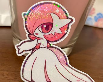Sakura Mega Gardevoir Holographic Vinyl Sticker