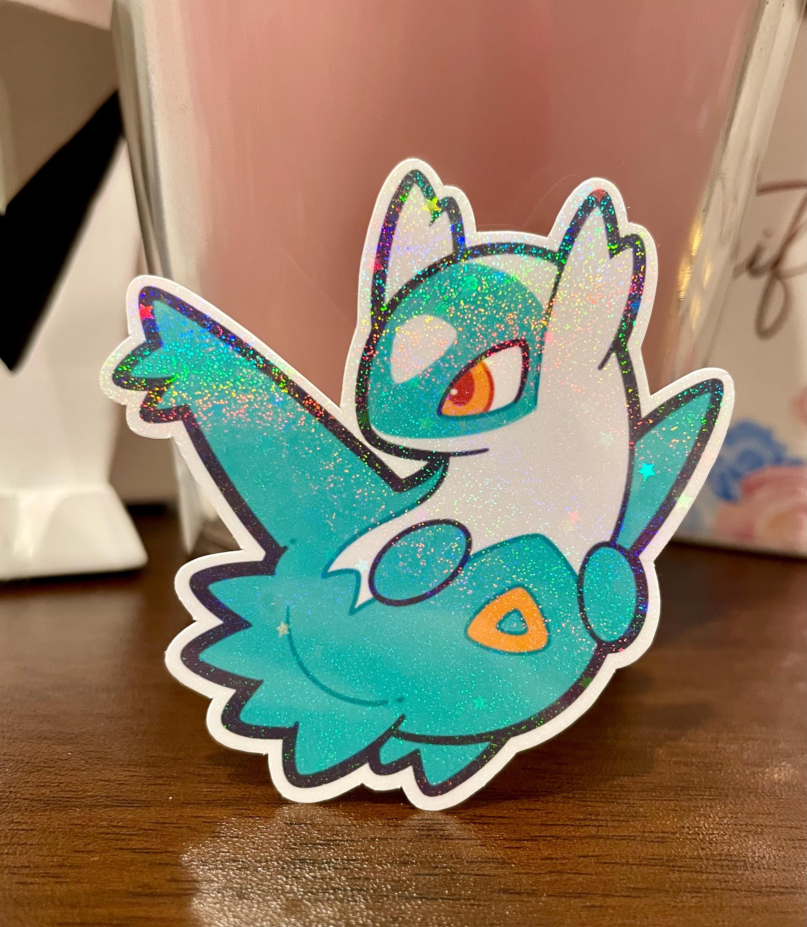 Shiny Latios Holographic Glitter Vinyl Sticker