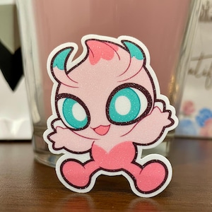 Glanzende celeb glitter vinylsticker