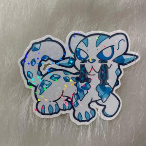 Naklejka winylowa z brokatem holograficznym Chien Pao