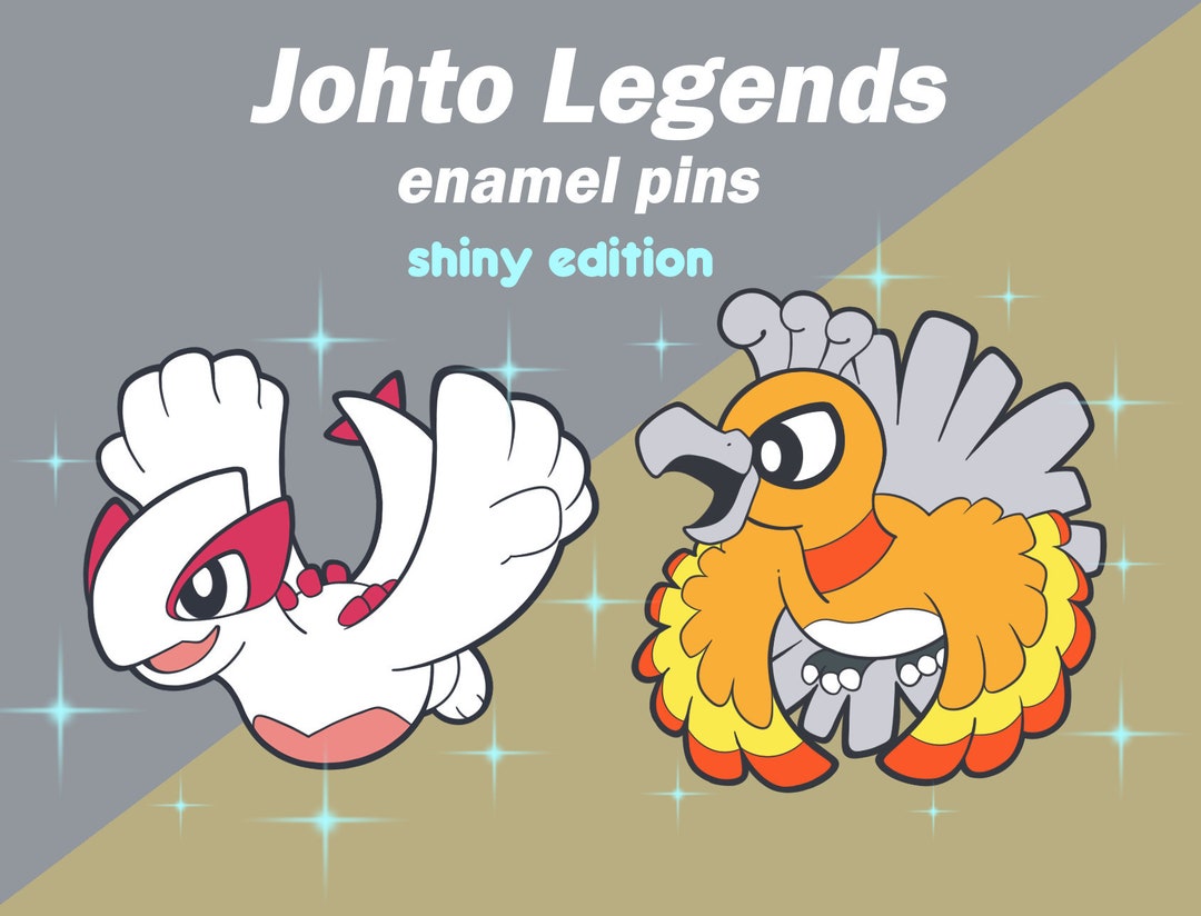 Lugia & Ho-Oh Pokémon Pins (2-Pack)