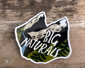 Big naturals sticker