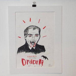 Dracula original drawing