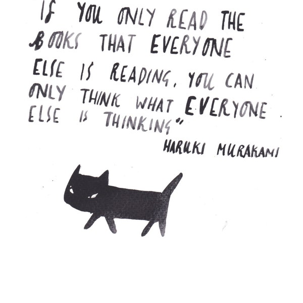 Murakami Postcard