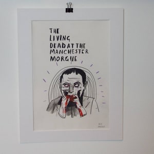 Żywe trupy w kostnicy w Manchesterze Oryginalna ilustracja