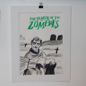 The Plague of Zombies Original illustration