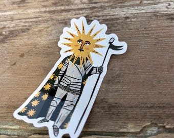 Sun knight sticker