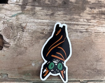 Halloween bat sticker