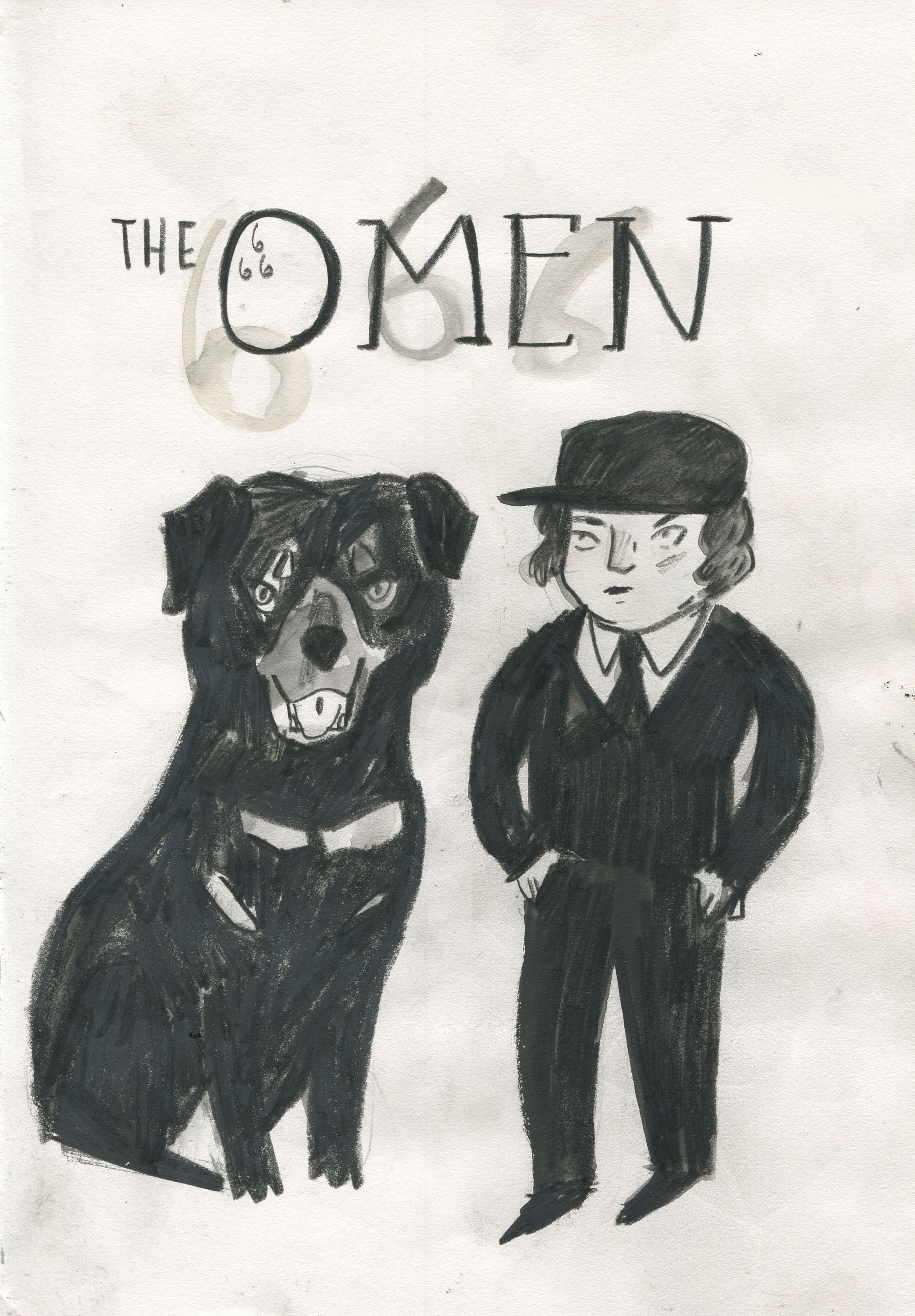 The Omen Original Illustration - Etsy