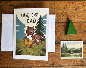 love you dad card