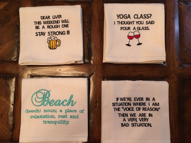Towels With Funny Sayings Etsy