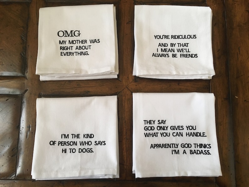 Towels With Funny Sayings Etsy