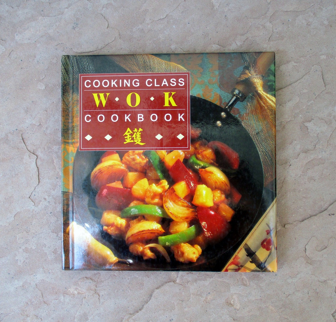Wok Cook Book Cooking Class Wok Cookbook by Publications Etsy