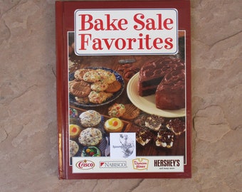 Bake Sale Favorites by Publications International, Ltd. 1997 Used Vintage Baking Hardcover Cookbook