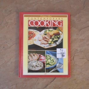 Contemporary Cooking Cookbook, Volume Four, 1984 Used Vintage Volume 4 Hardcover Book