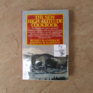80s The New High Altitude Cookbook by Beverly M Anderson and Donna M Hamilton, 1980 Used Vintage High Altitude Cooking Hardcover Cook Book