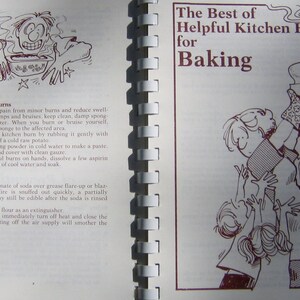 80s Mary Ellen's Best of Helpful Kitchen Hints, 1980 Vintage Pre-Owned Guide Book image 3