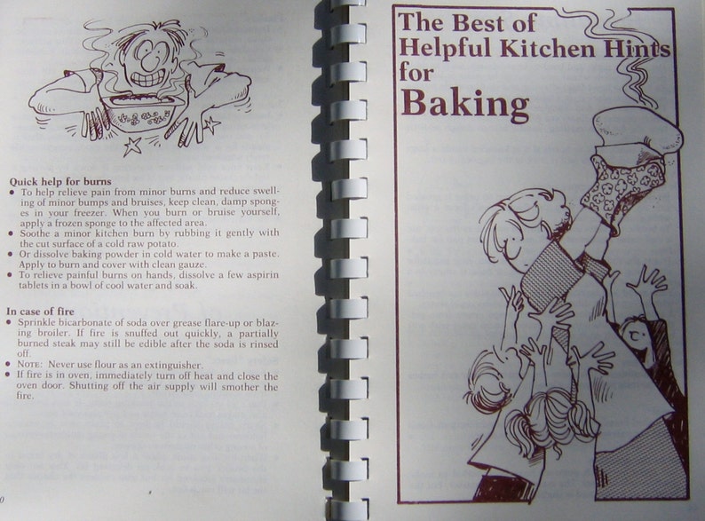 80s Mary Ellen's Best of Helpful Kitchen Hints, 1980 Vintage Pre-Owned Guide Book image 3
