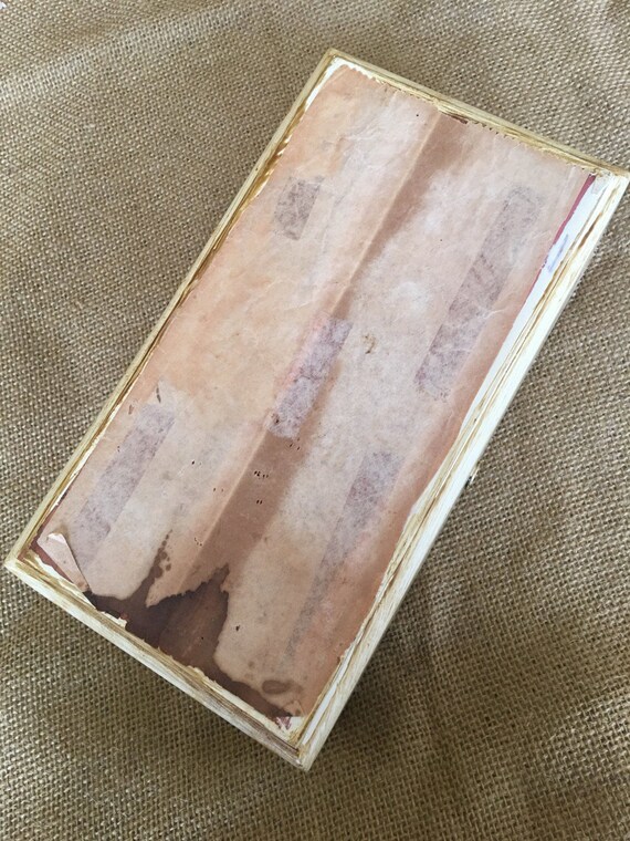 Lane cedar jewelry box trinket box painted - image 5