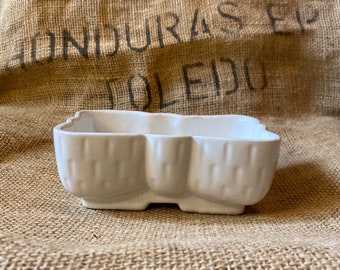 Vintage mid century white UPCO windowsill planter