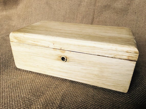 Lane cedar jewelry box trinket box painted - image 3