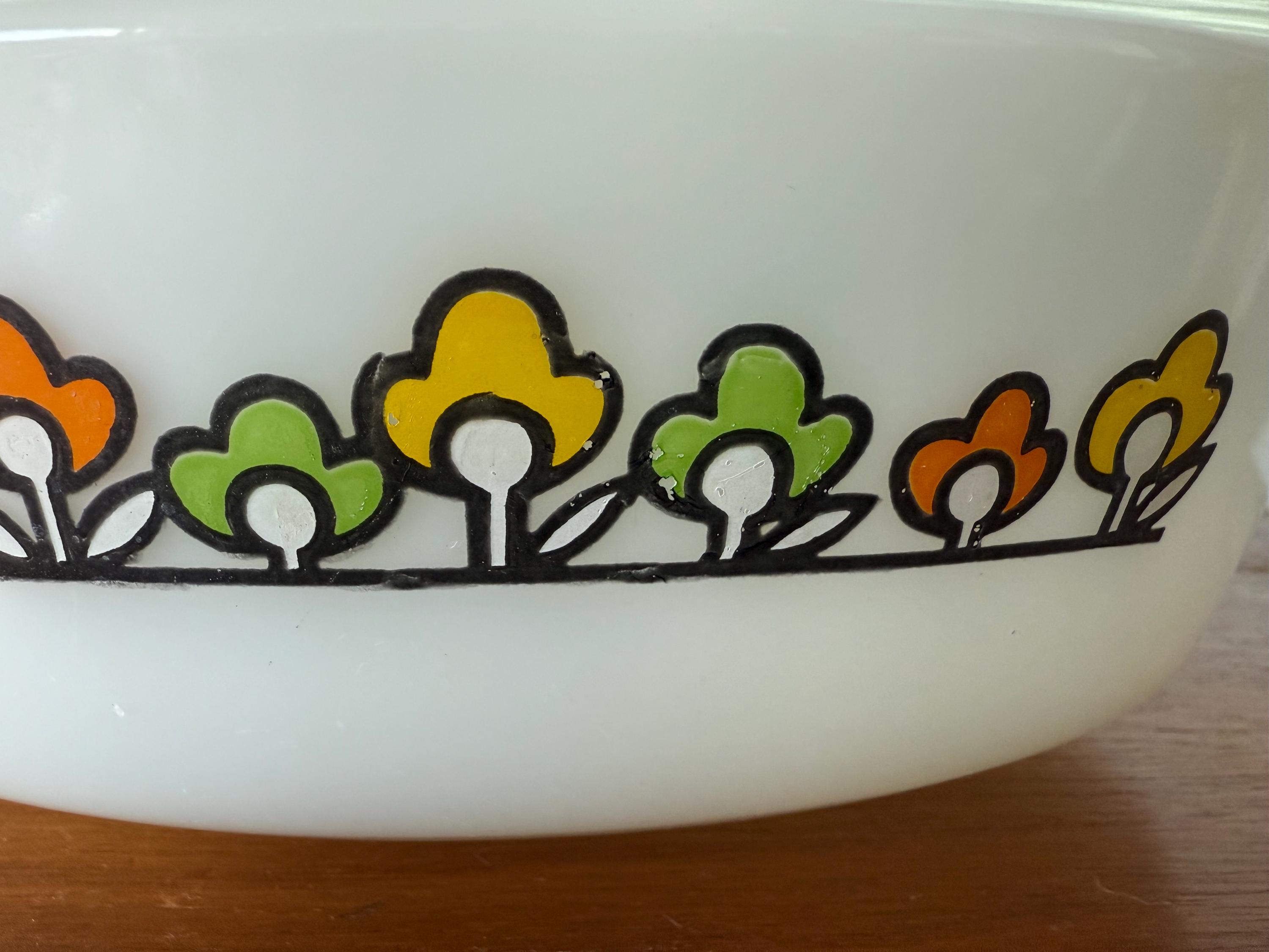 Vintage Anchor Hocking Fire King Summerfield Oval Casserole Dish