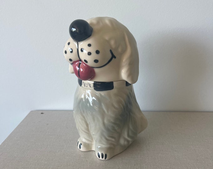 Vintage Dan the Dog Alpo Dog Treat Jar Cookie Jar Etsy