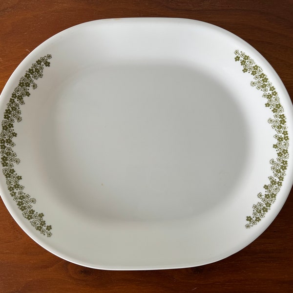 vintage corelle crazy daisy or spring blossom pattern serving platter