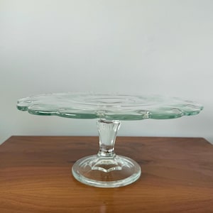 vintage Indiana glass cake stand