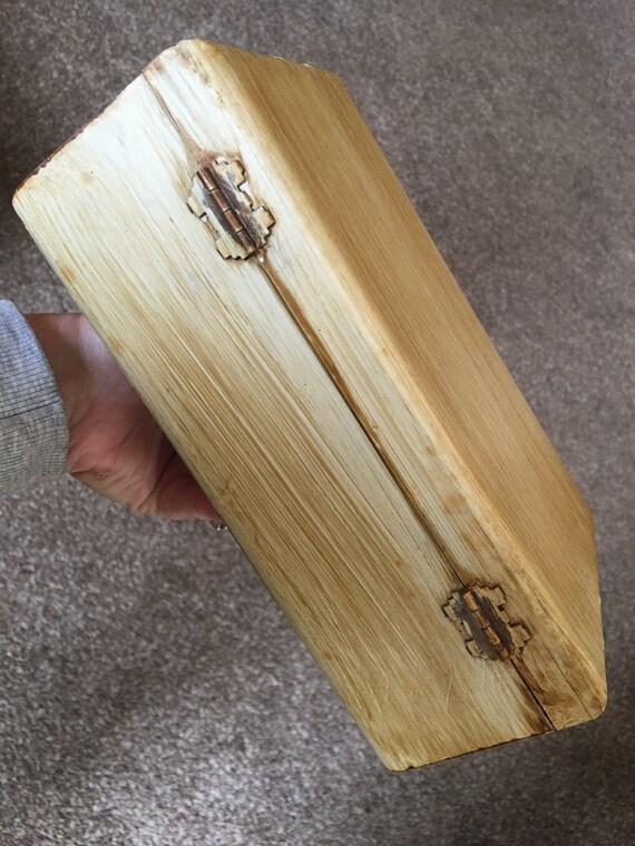 Lane cedar jewelry box trinket box painted - image 4