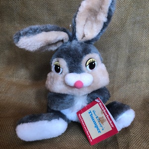 Vintage Disney Knickerbocker plush Thumper rabbit from Bambi with original tag in tact image 1