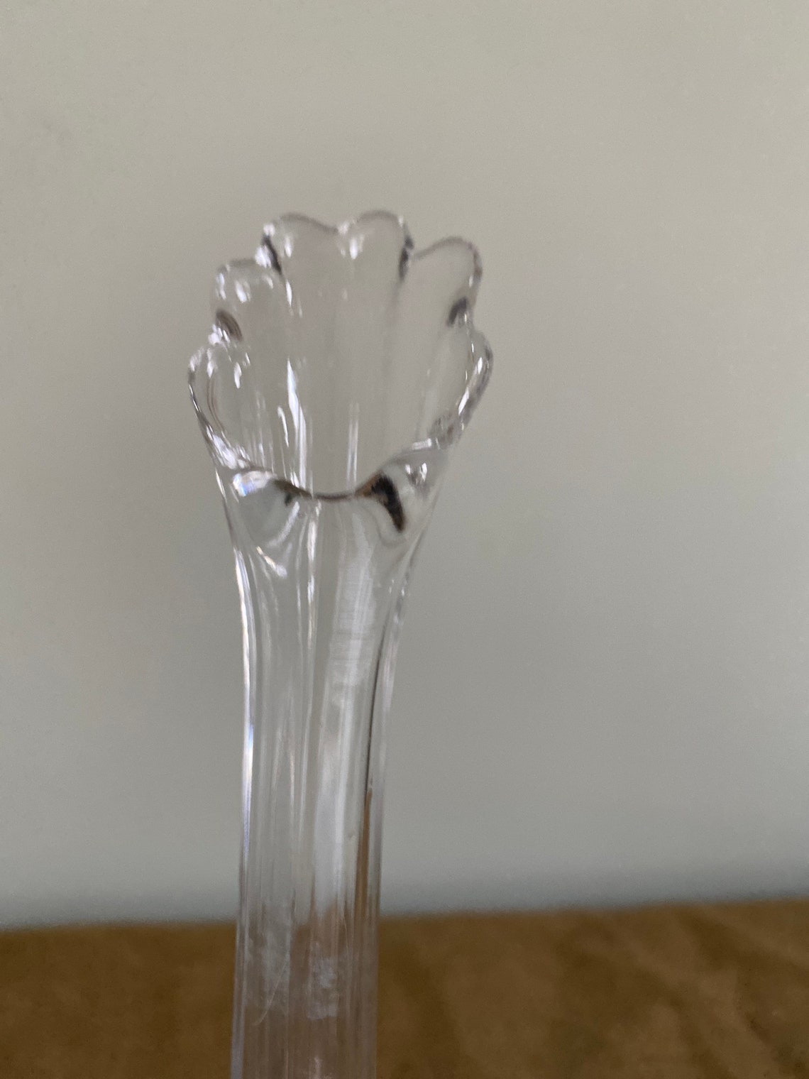 Clear bud vase swing vase Etsy