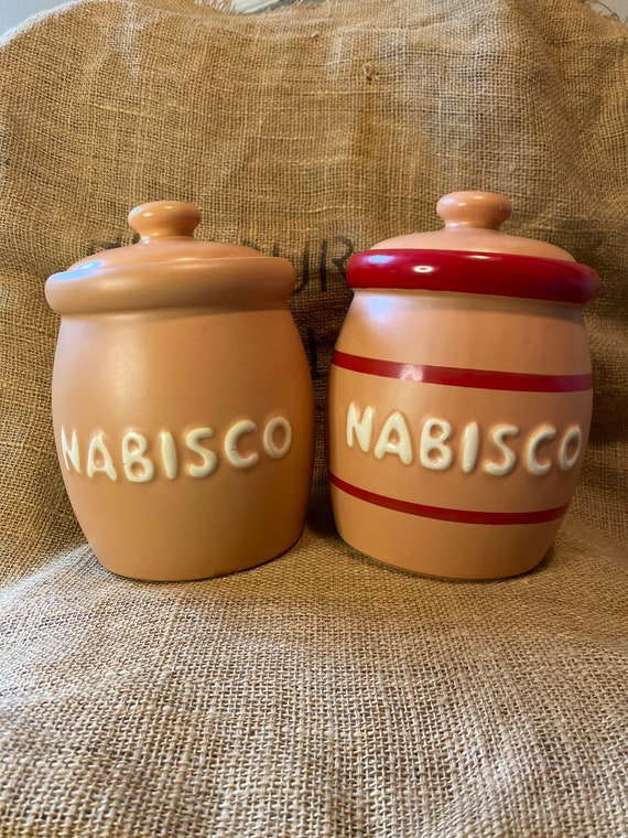 Vintage Mccoy Nabisco Cookie Jar Farmhouse Style Etsy