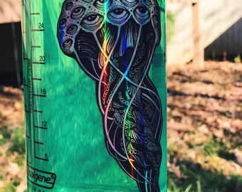 Holographic All seeing Jellyfish 5” sticker