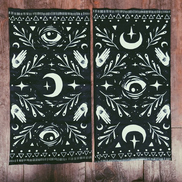Moon Child Tube Bandana - 9” x 18” Protective Face Covering  - Limited Edition