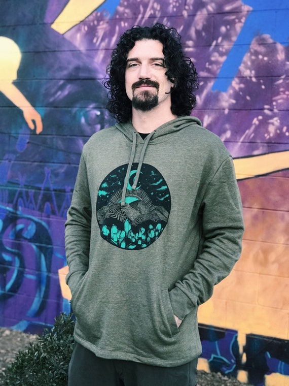 dark olive green hoodie