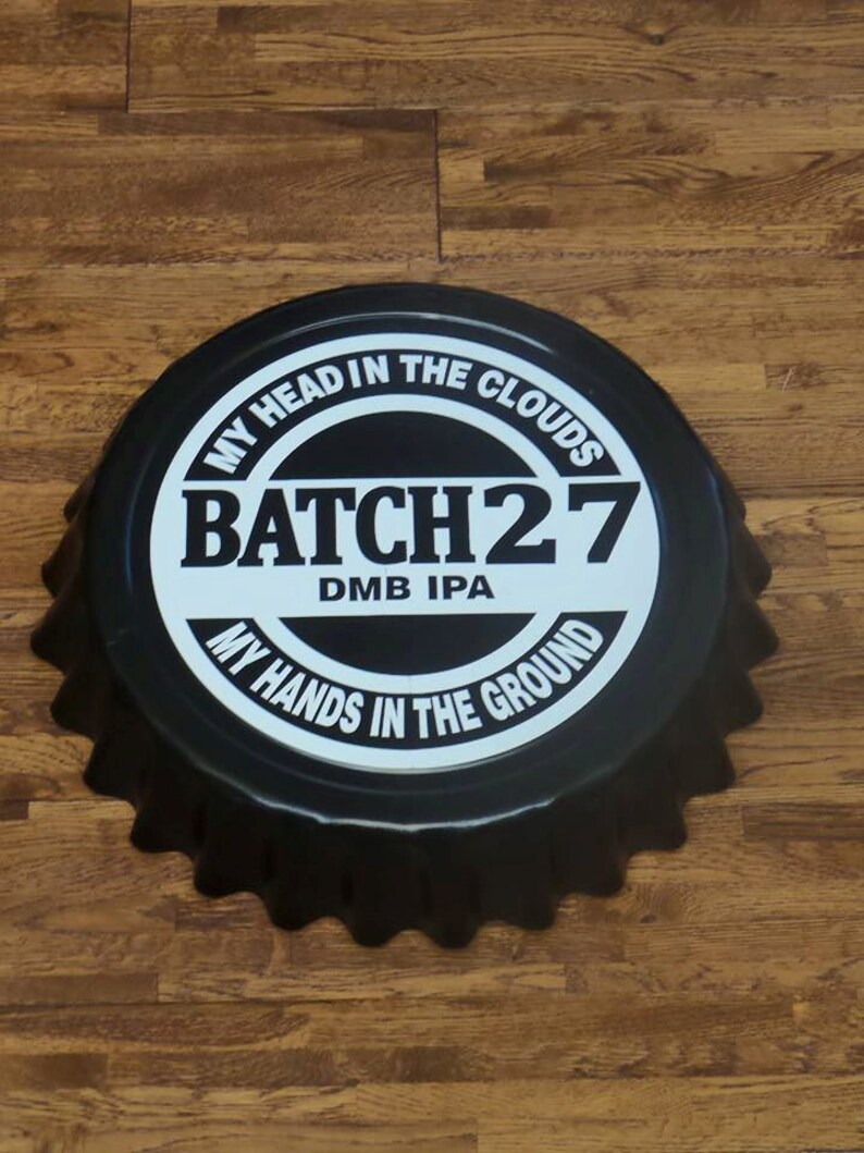 DMB IPA 16 Large Bottle Cap Wall Decor for Bar or Man Etsy