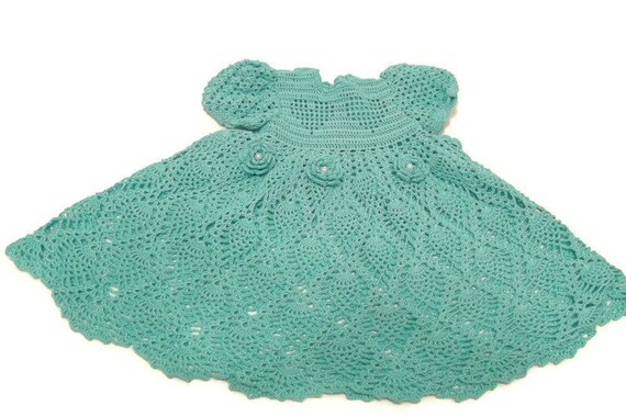 white christmas dresses Aqua Breeze Crochet Dress main image 1