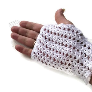 Finger-less Gloves Crochet Elegant  Hand Warmer
