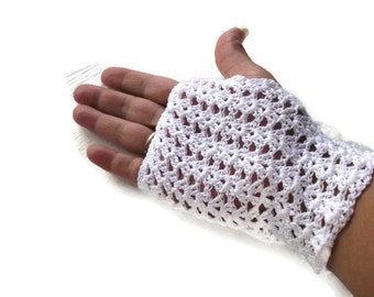 Finger-less Gloves Crochet Elegant  Hand Warmer