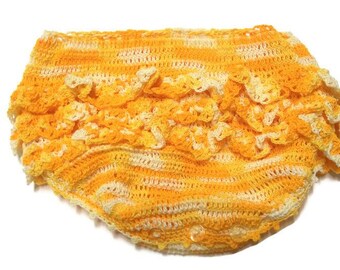 Handmade Baby bloomers, Ruffles bloomers, yellow ruffle bloomer, diaper cover, infant girl, New Born Baby Bloomers on etsy