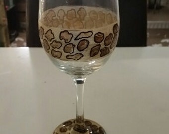 Hand-painted Wine Glass