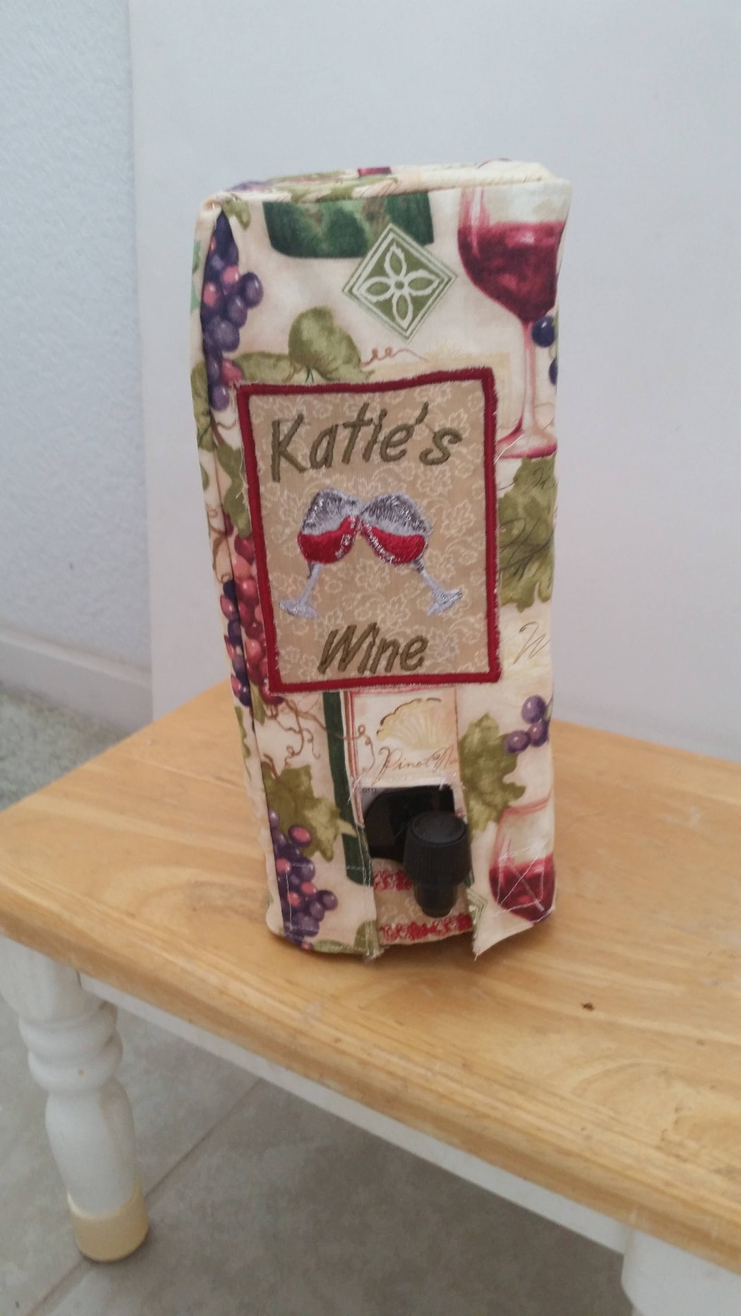 Wine Box Cover Fabric Wine Box Cover Wine Box Disguise Etsy