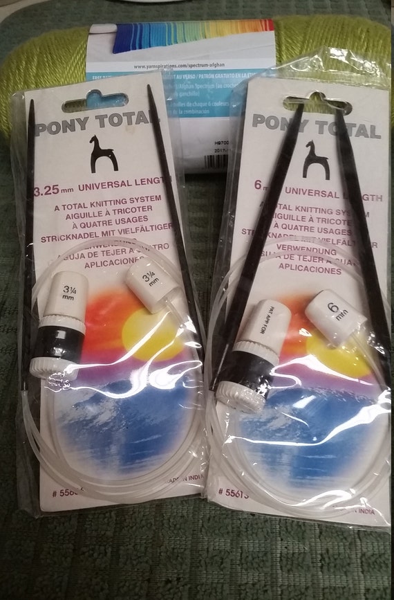 Circular Knitting Needles Pony Tail