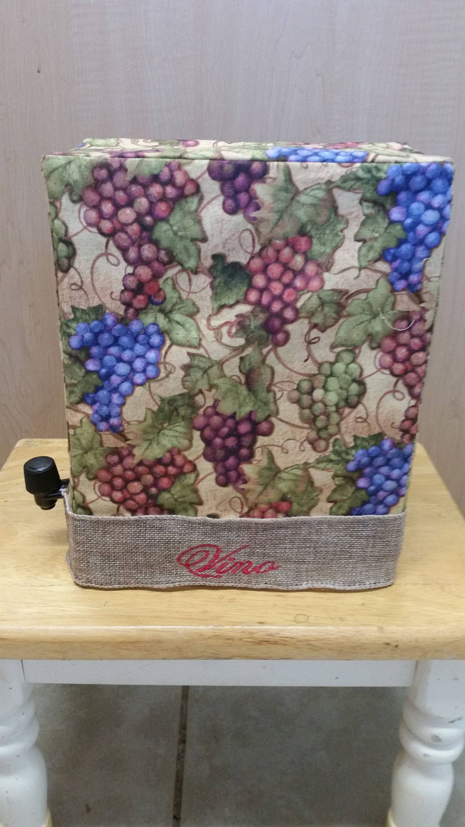 Wine Box Cover Fabric Wine Box Cover Wine Box Disguise Etsy