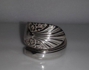 Spoon Ring Handcrafted from 1939 Radiance Pattern.