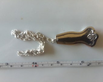 1958 Chalice Pendant from vintage Silverplate