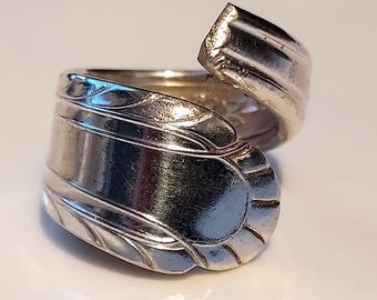 Spoon Ring crafted from the beautiful 1938 Wentworth Pattern.