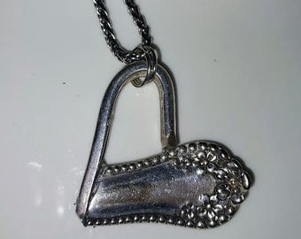 Heart pendant spoon jewelry